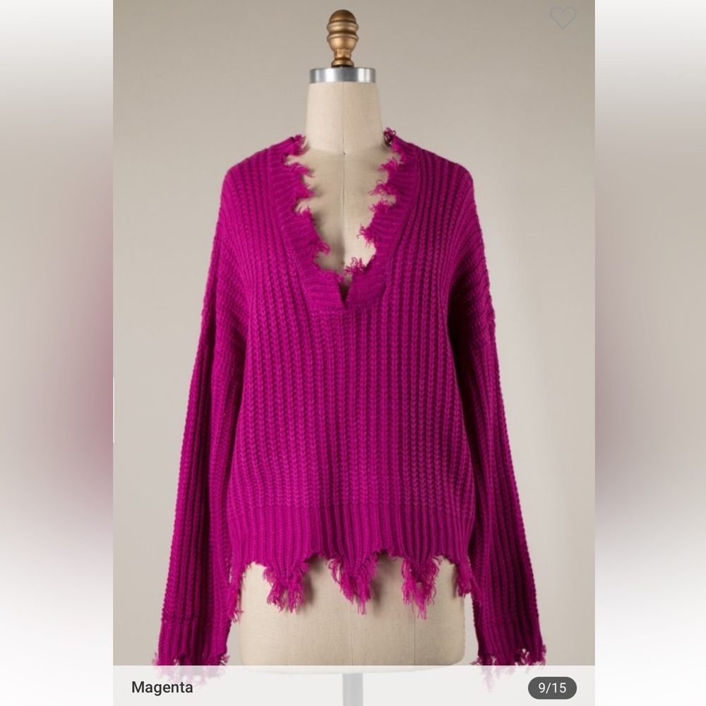 M/L - Magenta - Miracle Sweaters